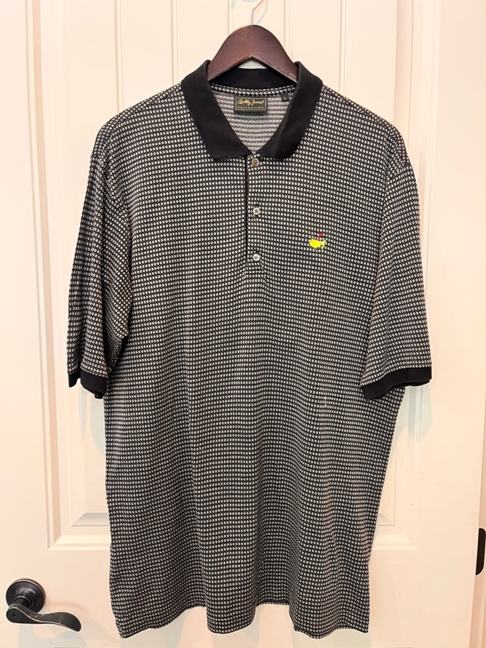 Bobby Jones Collection Large Masters Shirt Made In Italy 100% Cotton Augusta Gol